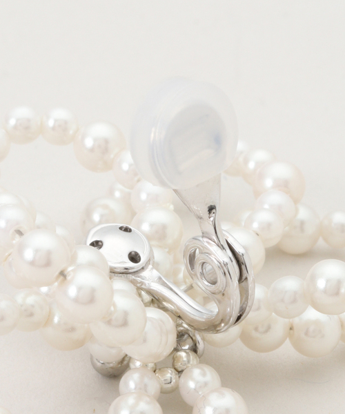 La TOTALITE（ラトータリテ）の「POP ADER.bijoux/ポップ アデルビジュー Emilie earring（イヤリング・レディース・ホワイト・FREE）」の3枚目の写真