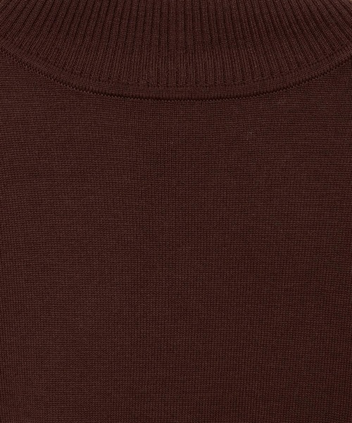 BARNYARDSTORM（バンヤードストーム）の「BARNYARDSTORM / ハイネックワイドポンチョニット【WEB限定カラー】（ニット/セーター・レディース・ブラック/グリーン/ブラウン/オレンジ/ブルー/グレー・FREE）」の9枚目の写真