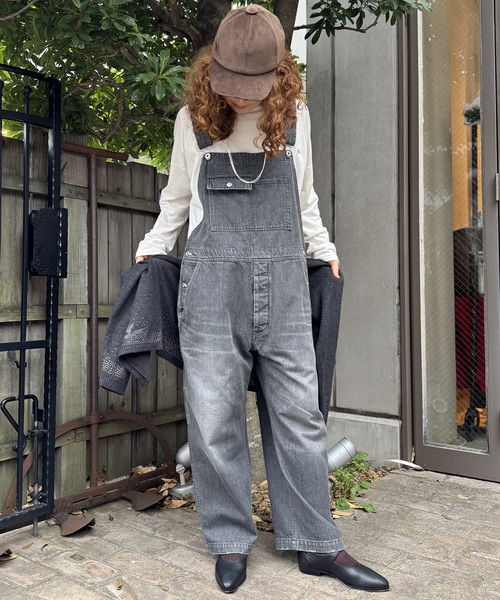 11OZデニム ワークオーバーオール（サロペット/オーバーオール