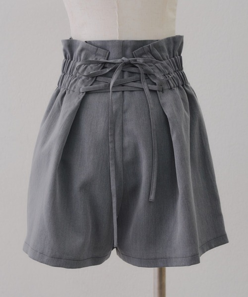 continuer de NICE CLAUP（コンティニューデナイスクラップ）の「【2026SS】リボンSET、スタイルアップショートパンツ（その他パンツ・レディース・トップグレー/チェック/ピンク・FREE）」の5枚目の写真