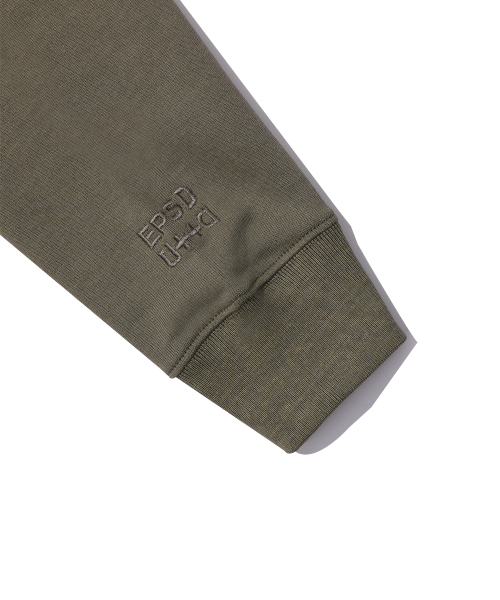EPISODE UNTITLED(エピソードアンタイトルド)の「SYMBOL MATCH PIGMENT ZIP-UP HOODIE_KHAKI(パーカー・レディース・その他・2/3)」の5枚目の写真