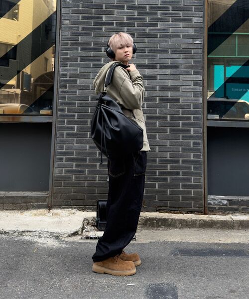 EPISODE UNTITLED(エピソードアンタイトルド)の「SYMBOL MATCH PIGMENT ZIP-UP HOODIE_KHAKI(パーカー・レディース・その他・2/3)」の7枚目の写真