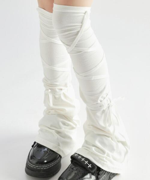 WEGO/レースアップニーハイレッグカバー（ソックス/靴下）｜WEGO