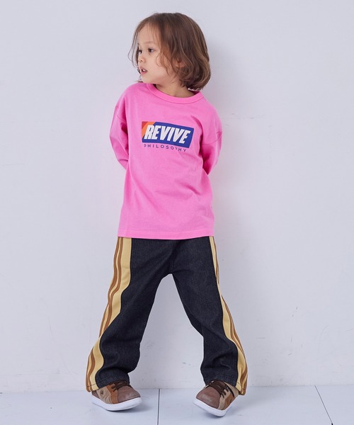 MARKEY'S（マーキーズ）の「トラックパンツリメイクデニムパンツ（デニムパンツ・キッズ・ブルー/ブラック・100/150/120/110/90/140/130）」の20枚目の写真