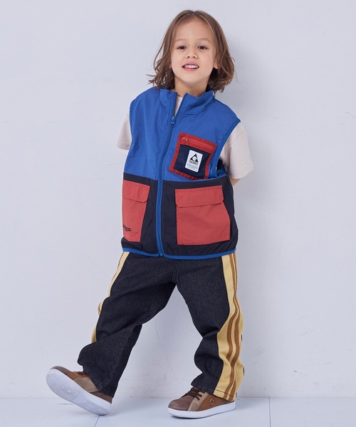 MARKEY'S（マーキーズ）の「トラックパンツリメイクデニムパンツ（デニムパンツ・キッズ・ブルー/ブラック・100/150/120/110/90/140/130）」の21枚目の写真