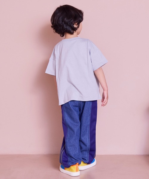 MARKEY'S（マーキーズ）の「トラックパンツリメイクデニムパンツ（デニムパンツ・キッズ・ブルー/ブラック・100/150/120/110/90/140/130）」の12枚目の写真