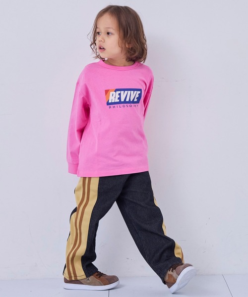 MARKEY'S（マーキーズ）の「トラックパンツリメイクデニムパンツ（デニムパンツ・キッズ・ブルー/ブラック・100/150/120/110/90/140/130）」の19枚目の写真