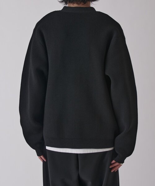 Lui's（ルイス）の「ゴールドTバーカーデ（カーディガン/ボレロ・メンズ・ブラック/チャコールグレー・S/M）」の19枚目の写真