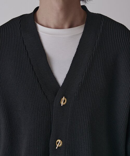 Lui's（ルイス）の「ゴールドTバーカーデ（カーディガン/ボレロ・メンズ・ブラック/チャコールグレー・S/M）」の22枚目の写真
