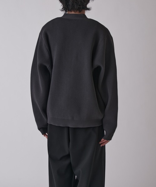 Lui's（ルイス）の「ゴールドTバーカーディガン（カーディガン/ボレロ・メンズ・ブラック/チャコールグレー・S/M）」の18枚目の写真