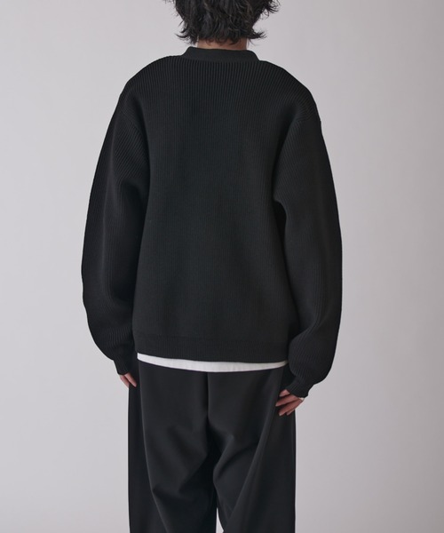 Lui's（ルイス）の「ゴールドTバーカーディガン（カーディガン/ボレロ・メンズ・ブラック/チャコールグレー・S/M）」の11枚目の写真