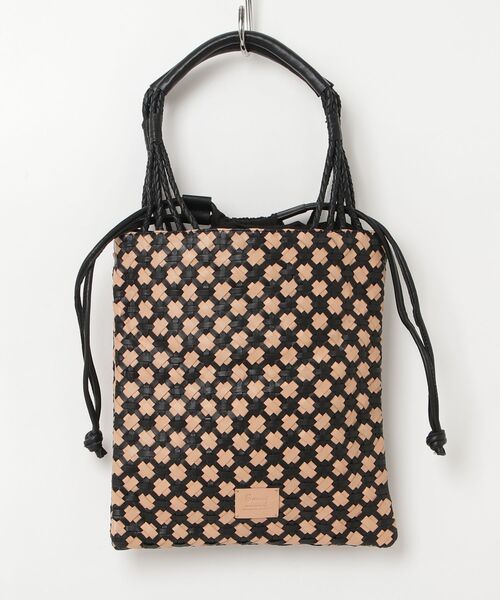 MASSIVE STORE(マッシブストア)の「【Swaraj/スワラージ】レザー・メッシSQ BAG?(羊革)(ショルダーバッグ・メンズ・ブラック/ブラック系その他・FREE)」の2枚目の写真