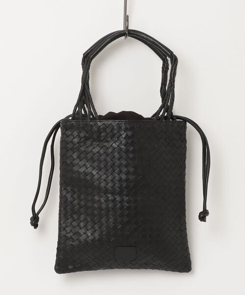 MASSIVE STORE(マッシブストア)の「【Swaraj/スワラージ】レザー・メッシSQ BAG?(羊革)(ショルダーバッグ・メンズ・ブラック/ブラック系その他・FREE)」の1枚目の写真