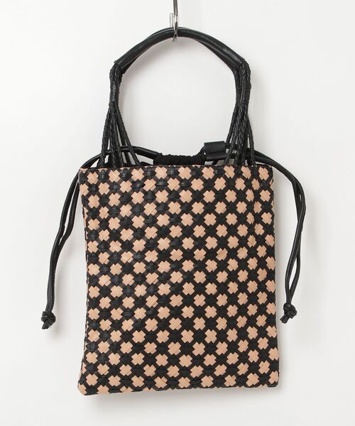 MASSIVE STORE(マッシブストア)の「【Swaraj/スワラージ】レザー・メッシSQ BAG?(羊革)(ショルダーバッグ・メンズ・ブラック/ブラック系その他・FREE)」の3枚目の写真