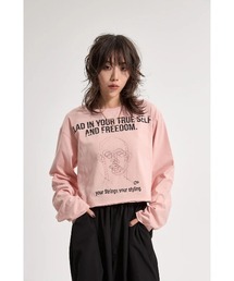 【IAMU】Print Long T-shirts