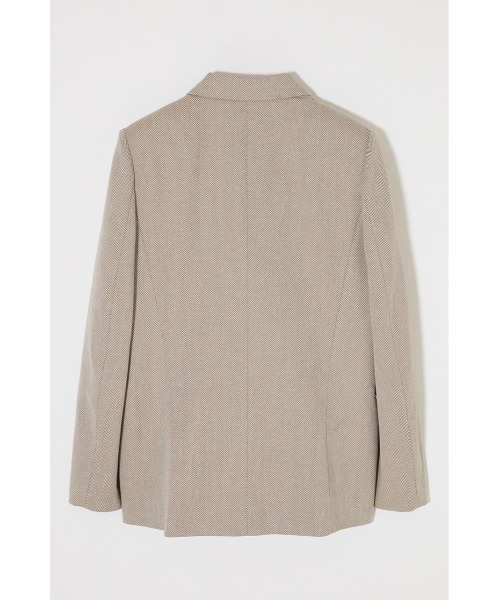 MOUSSY(マウジー)の「【26年SS新作】DOUBLE BREASTED ジャケット(テーラードジャケット・レディース・ダークネイビー/ベージュ・1/2)」の3枚目の写真