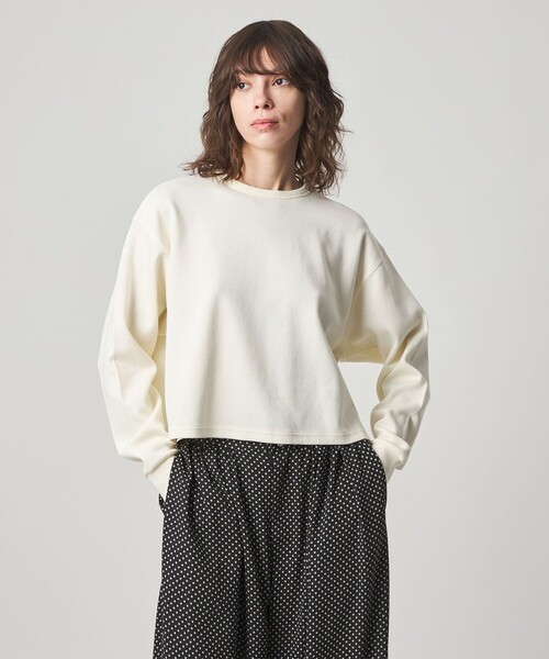 Steven Alan（スティーブンアラン）の「＜Steven Alan＞ショート プルオーバー（Tシャツ/カットソー・レディース・モカ/オフホワイト・FREE）」の2枚目の写真
