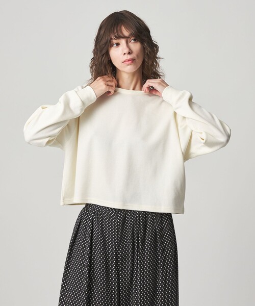 Steven Alan（スティーブンアラン）の「＜Steven Alan＞ショート プルオーバー（Tシャツ/カットソー・レディース・モカ/オフホワイト・FREE）」の9枚目の写真
