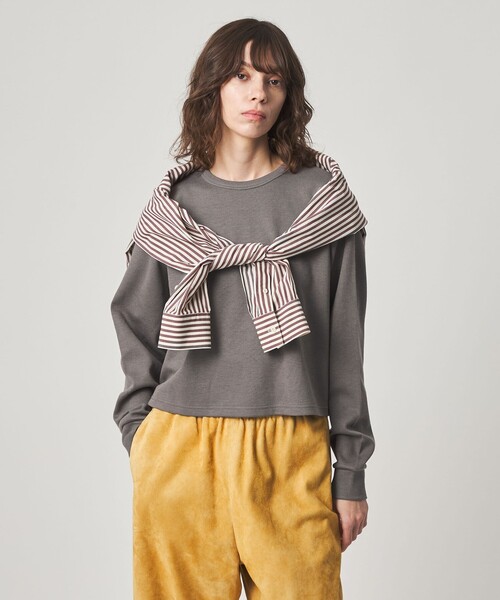 Steven Alan（スティーブンアラン）の「＜Steven Alan＞ショート プルオーバー（Tシャツ/カットソー・レディース・モカ/オフホワイト・FREE）」の12枚目の写真