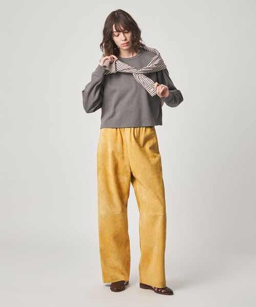 Steven Alan（スティーブンアラン）の「＜Steven Alan＞ショート プルオーバー（Tシャツ/カットソー・レディース・モカ/オフホワイト・FREE）」の13枚目の写真