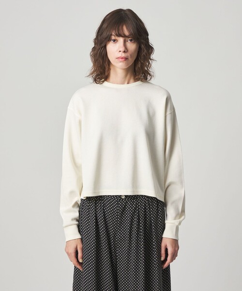 Steven Alan（スティーブンアラン）の「＜Steven Alan＞ショート プルオーバー（Tシャツ/カットソー・レディース・モカ/オフホワイト・FREE）」の15枚目の写真