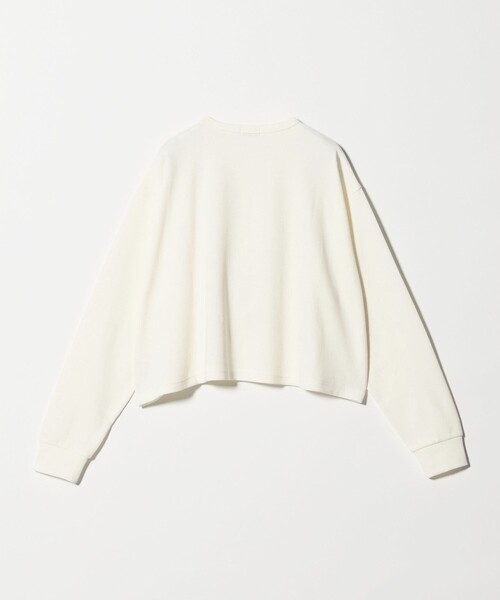 Steven Alan（スティーブンアラン）の「＜Steven Alan＞ショート プルオーバー（Tシャツ/カットソー・レディース・モカ/オフホワイト・FREE）」の4枚目の写真