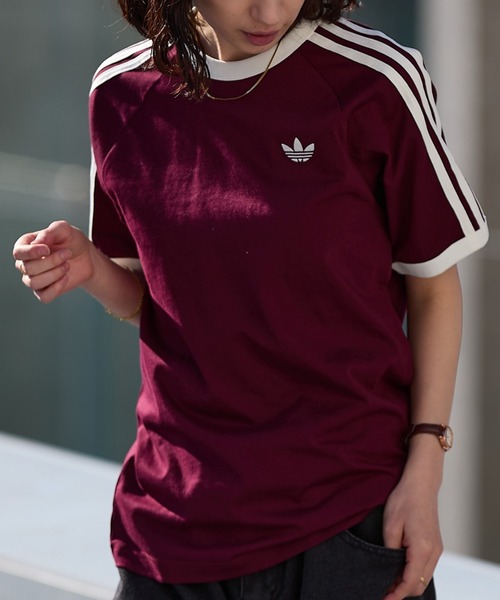 adidas/アディダス 3-STRIPS TEE ラグランスリーブ スリーストライプス