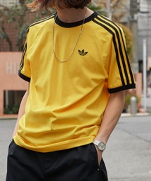adidas/アディダス 3-STRIPS TEE ラグランスリーブ スリーストライプスTシャツ 秋 秋服 2026年秋冬