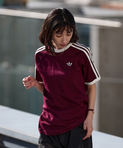 adidas/アディダス 3-STRIPS TEE ラグランスリーブ スリーストライプス