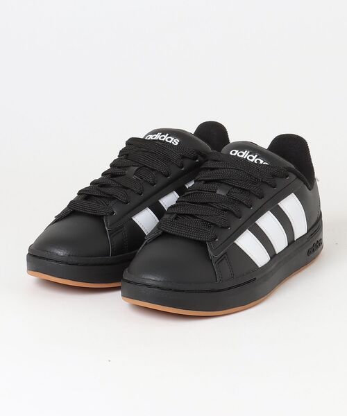 adidas（アディダス）の「【別注】アディダス adidas グランドコート アルファ00s 限定コラボ（スニーカー・メンズ・ブラック×ホワイト・25.0cm/25.5cm/26.0cm/26.5cm/27.0cm/27.5cm/28.0cm）」の12枚目の写真