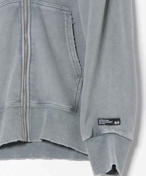 ELEMENT(エレメント)の「ELEMENT/エレメント HORIZONTAL HOOD FULL ZIP パーカー BG021001(パーカー・メンズ・グレー/ブルー/ブラック・M/L)」の4枚目の写真
