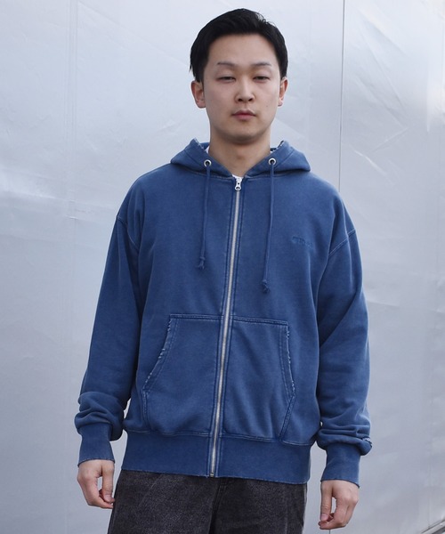ELEMENT(エレメント)の「ELEMENT/エレメント HORIZONTAL HOOD FULL ZIP パーカー BG021001(パーカー・メンズ・グレー/ブルー/ブラック・M/L)」の9枚目の写真