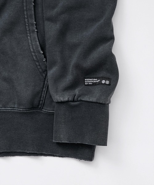 ELEMENT(エレメント)の「ELEMENT/エレメント HORIZONTAL HOOD FULL ZIP パーカー BG021001(パーカー・メンズ・グレー/ブルー/ブラック・M/L)」の12枚目の写真