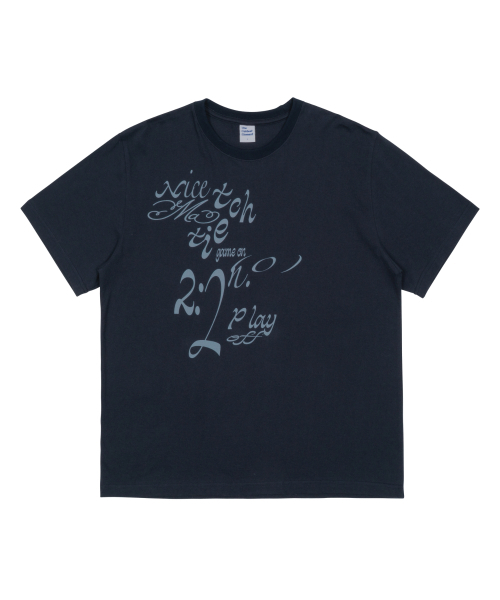 THECOLDESTMOMENT(ザコールデストモーメント)の「TCM tie T (navy)(Tシャツ/カットソー・メンズ・その他・S/M/L)」の1枚目の写真