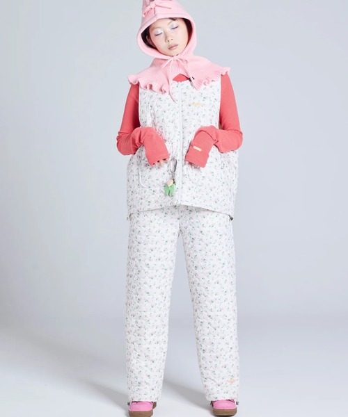 セール】littlesunnybite/リトルサニーバイト/floral quilteing pants