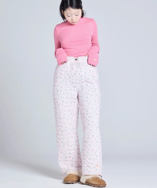 セール】littlesunnybite/リトルサニーバイト/floral quilteing pants
