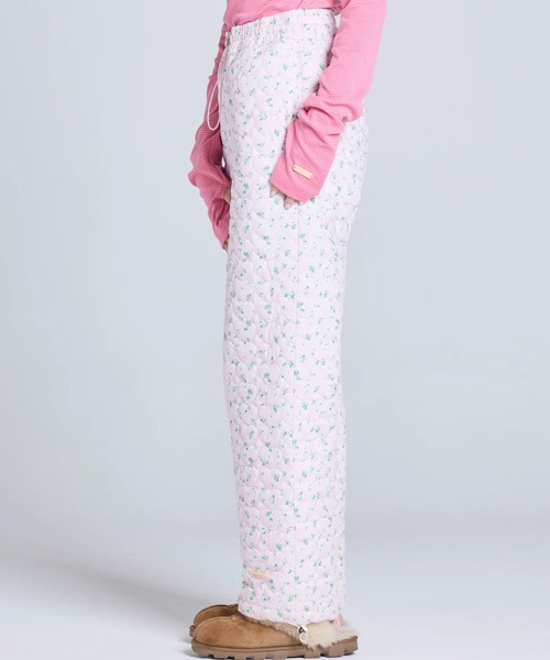 セール】littlesunnybite/リトルサニーバイト/floral quilteing pants