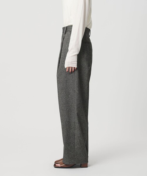 BEAUTY&YOUTH UNITED ARROWS（ビューティーアンドユースユナイテッドアローズ）の「ツイードライク タックワイドパンツ（スラックス・レディース・ブラック/その他1・S/XS/M）」の13枚目の写真