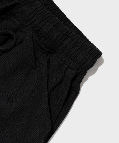 CARGOBROS(カーゴブロス)の「ワイドクロップコットンパンツ(ブラック)(その他パンツ・メンズ・その他・L/XL)」の9枚目の写真