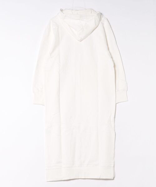 FRUIT OF THE LOOM（フルーツオブザルーム）の「【ST】【FRUIT OF THE LOOM】製品染め プルオーバーパーカーワ（ワンピース・レディース・カーキ/レンガ/ピンク/ホワイト・FREE）」の5枚目の写真