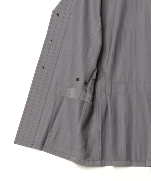 Y-3（ワイスリー）の「Y-3 PINSTRIPE REFINED WOOL CHORE COAT（テーラードジャケット・メンズ・グレー・MEDIUM/SMALL/X-SMALL）」の7枚目の写真