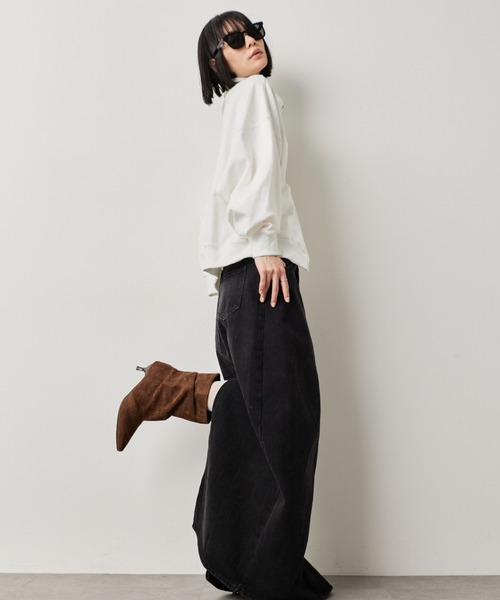 HANNE(アン)の「デニムロングスカート(デニムスカート・レディース・ブルー/ブラック・S/M)」の15枚目の写真