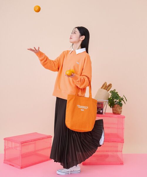 PENNEYS（ぺニーズ）の「【PENNEY'S】オゾン加工スウェット（スウェット・レディース・グリーン/杢グレー/オレンジ/サックスブルー・FREE）」の15枚目の写真