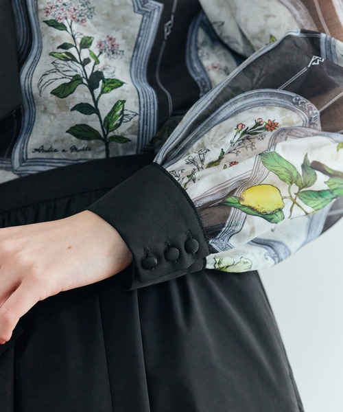 フラワーフレームプリントブラウス（シャツ/ブラウス）｜Audie a Muses