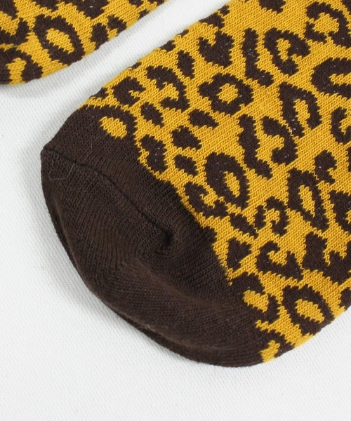 RNA（アールエヌエー）の「E5220 レオパードロゴソックス（ソックス/靴下・レディース・グリーン/ピンク/ベージュ/マスタード・FREE）」の13枚目の写真