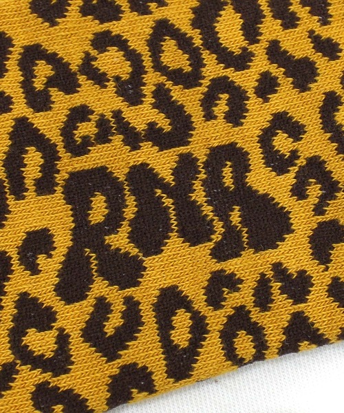 RNA（アールエヌエー）の「E5220 レオパードロゴソックス（ソックス/靴下・レディース・グリーン/ピンク/ベージュ/マスタード・FREE）」の14枚目の写真