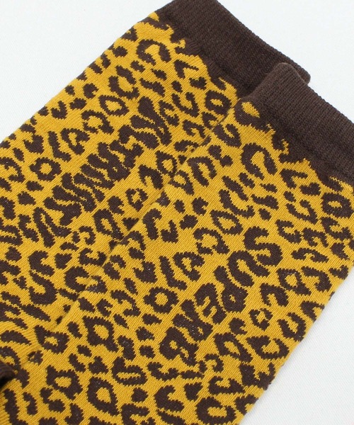 RNA（アールエヌエー）の「E5220 レオパードロゴソックス（ソックス/靴下・レディース・グリーン/ピンク/ベージュ/マスタード・FREE）」の15枚目の写真