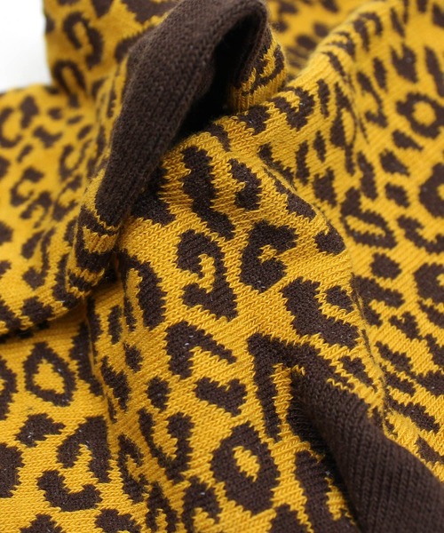 RNA（アールエヌエー）の「E5220 レオパードロゴソックス（ソックス/靴下・レディース・グリーン/ピンク/ベージュ/マスタード・FREE）」の6枚目の写真