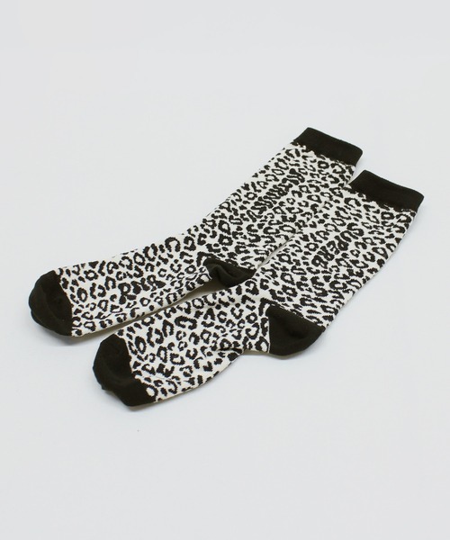 RNA（アールエヌエー）の「E5220 レオパードロゴソックス（ソックス/靴下・レディース・グリーン/ピンク/ベージュ/マスタード・FREE）」の16枚目の写真