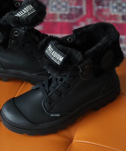 PALLADIUM(パラディウム)の「BAGGY NBK WL バギー ヌバック WL(ブーツ・レディース・ブラック・23.5cm/23cm/24.5cm/24cm/22.5cm)」の3枚目の写真